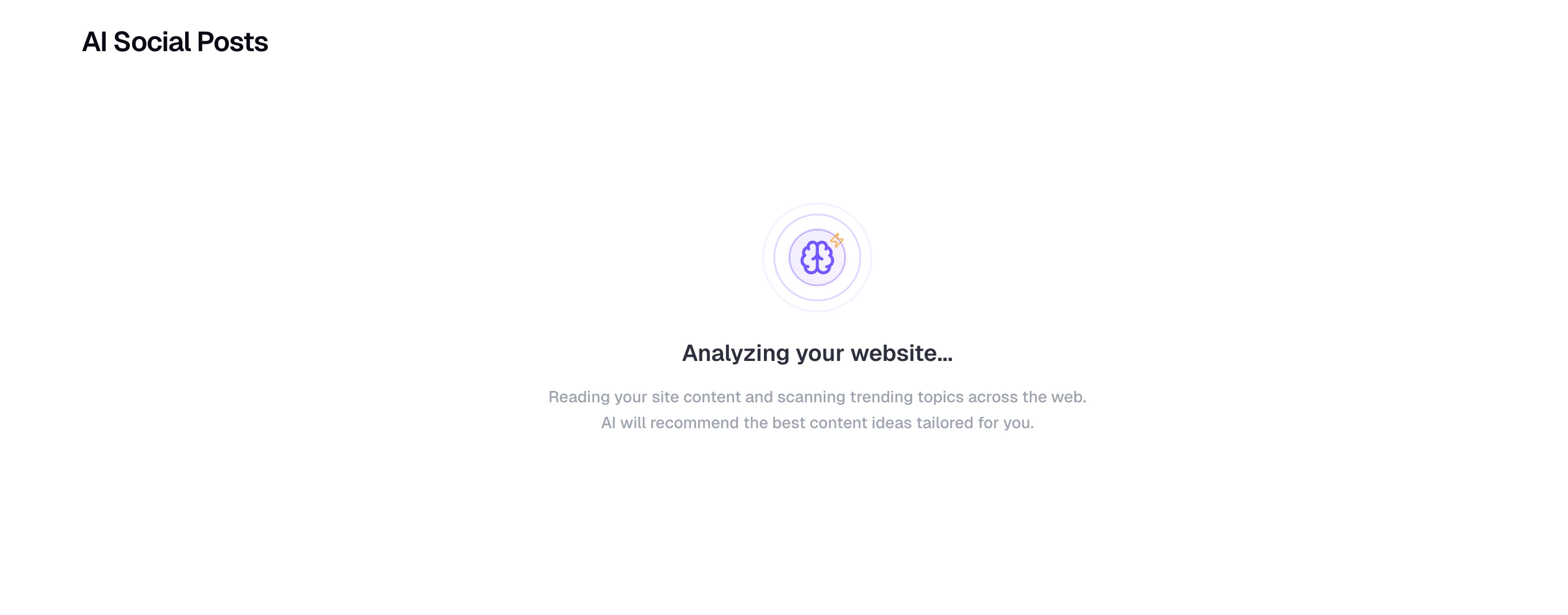 AI analyzing your website