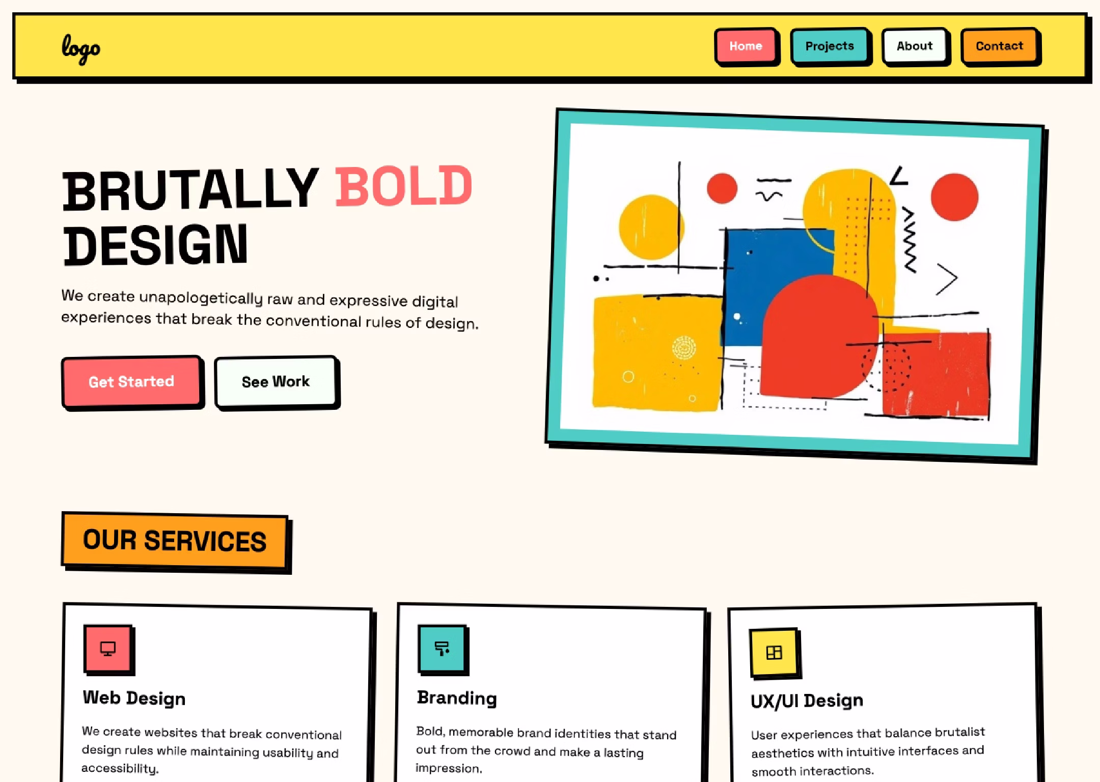 Neobrutalism Neobrutalism