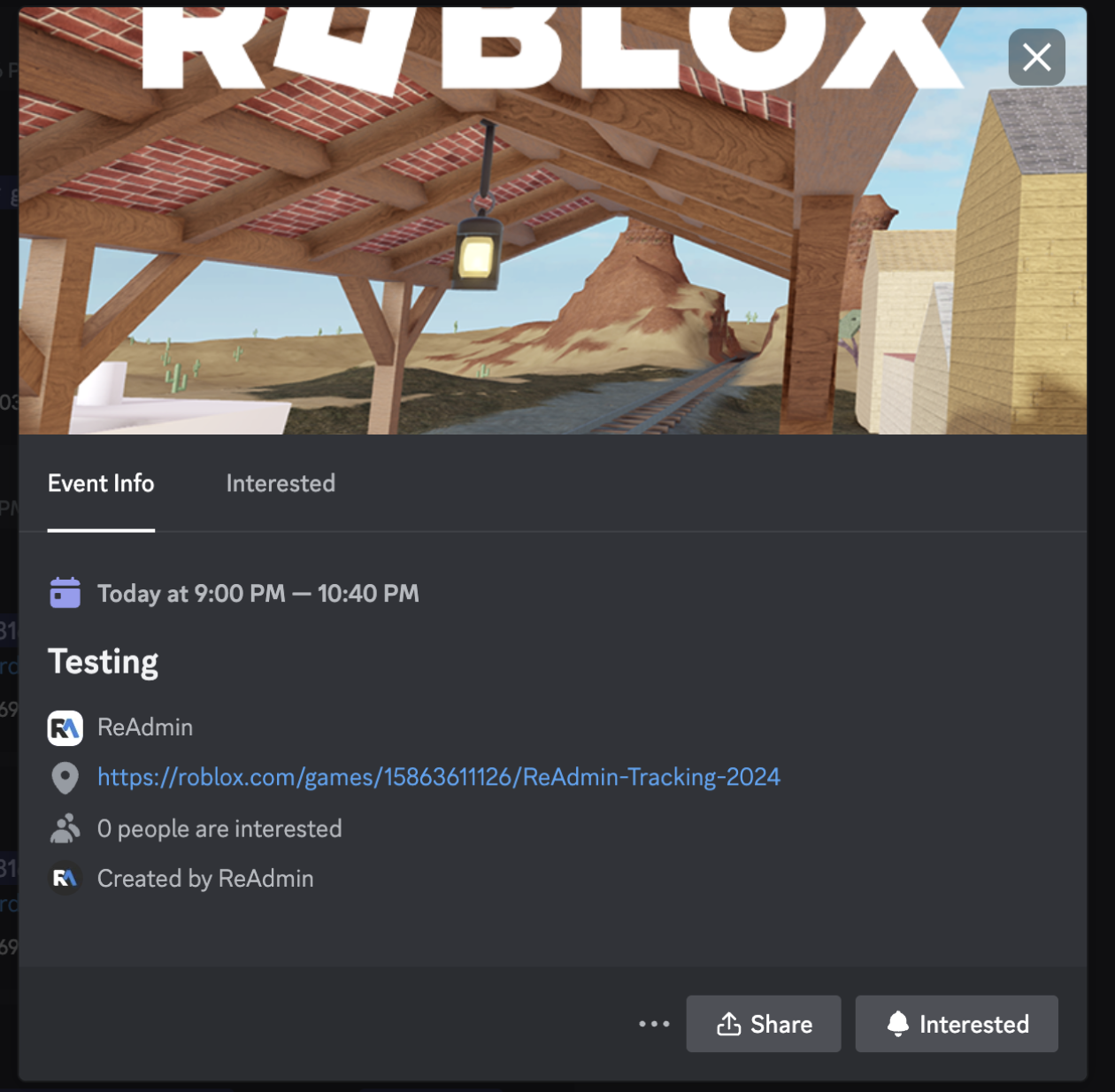 Session Discord Event