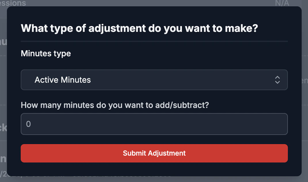 User Manual Minute Creation