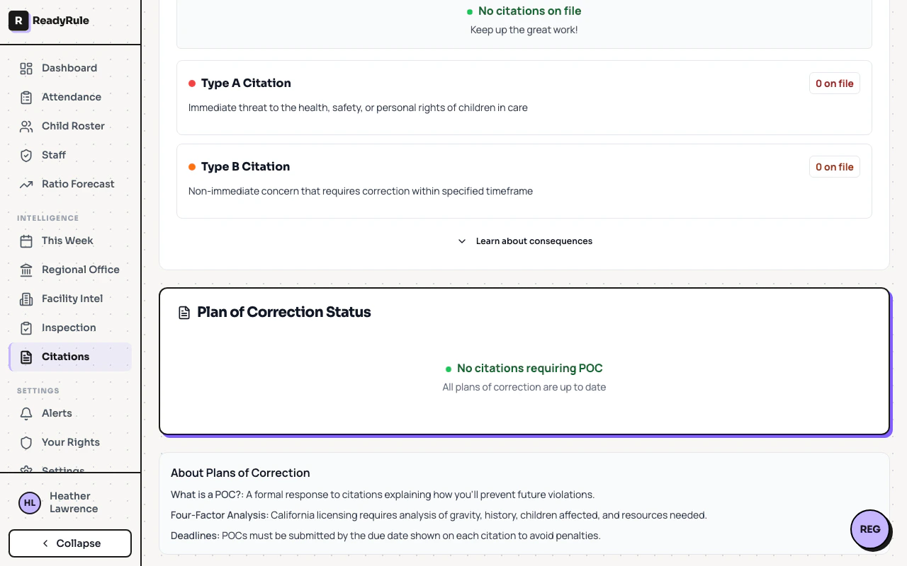 POC generator wizard interface