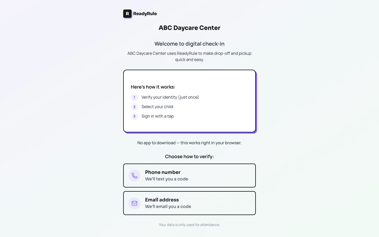 Sign-in preferences landing page on desktop