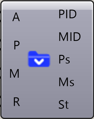 Speckle Project & Model component in Grasshopper with A, P, M, R inputs and PID, MID, Ps, Ms, St outputs