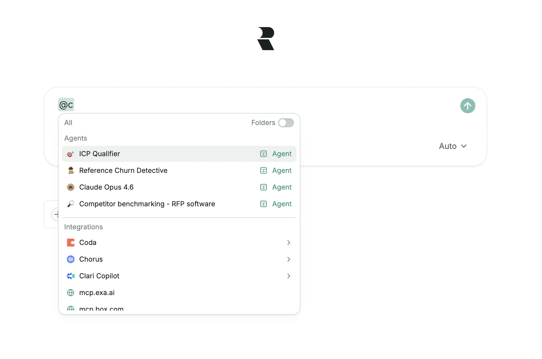Universal @ shortcut in Chat