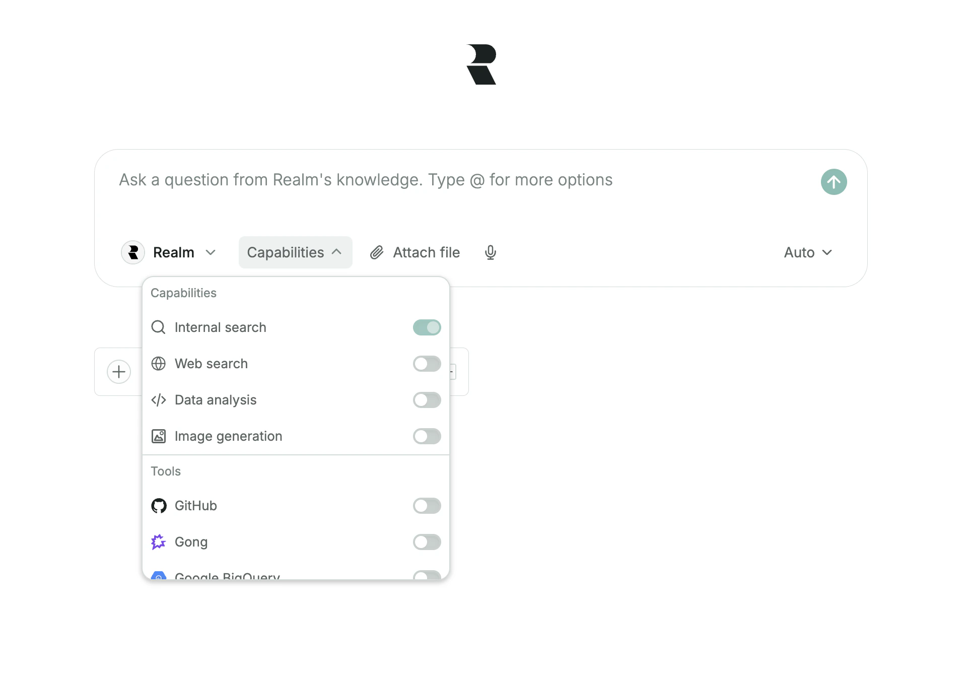 Chat capabilities and tools