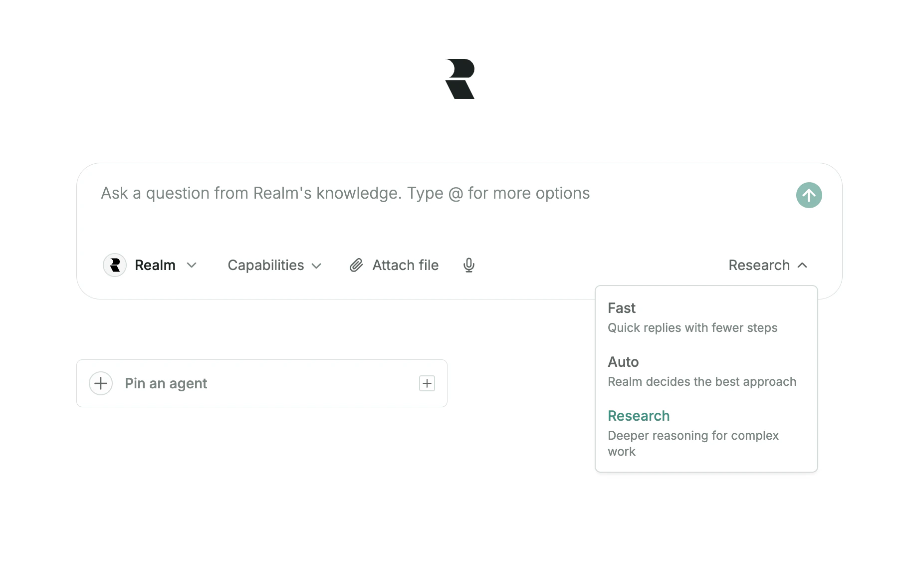 Research mode in Chat