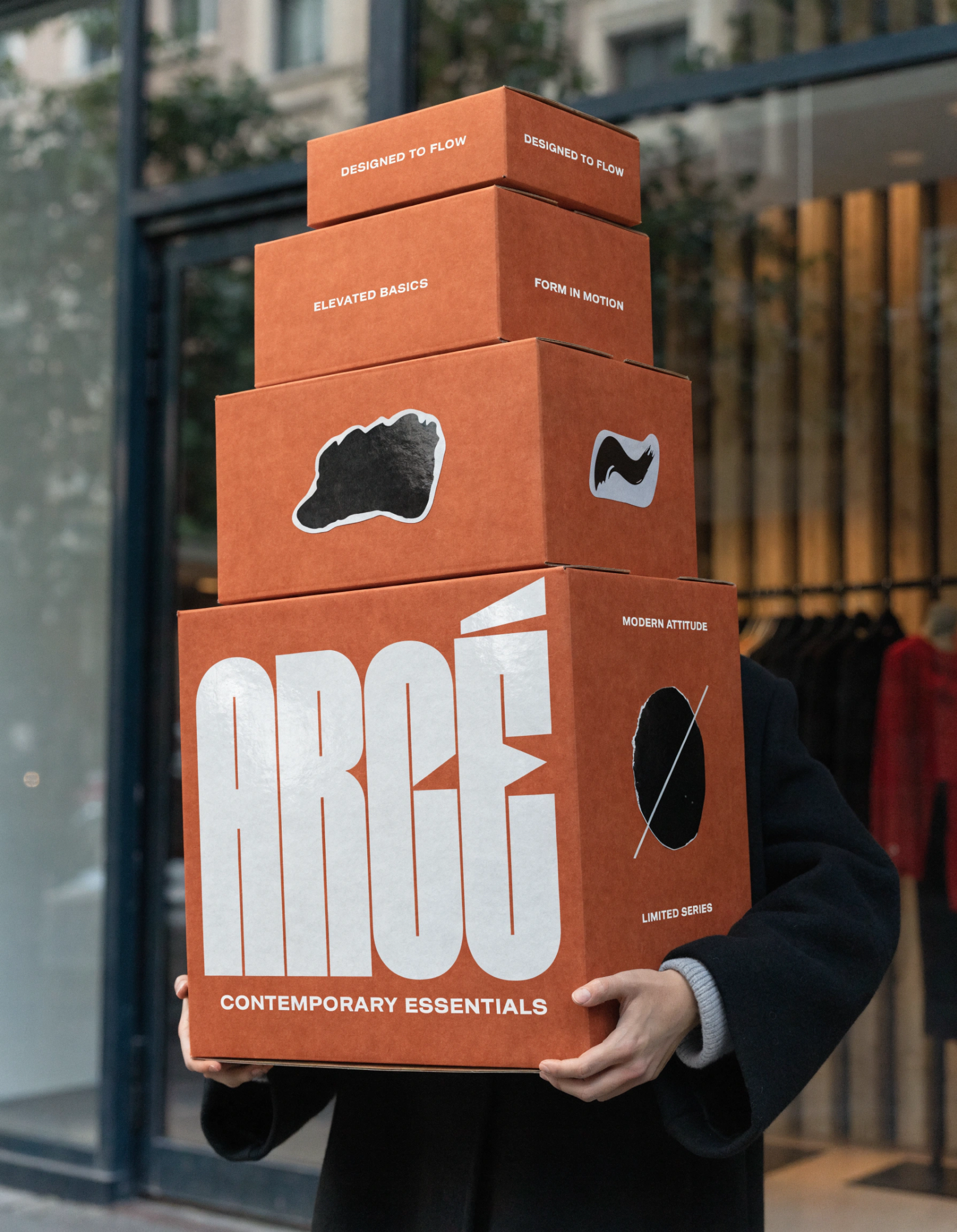 Contemporary premium food.