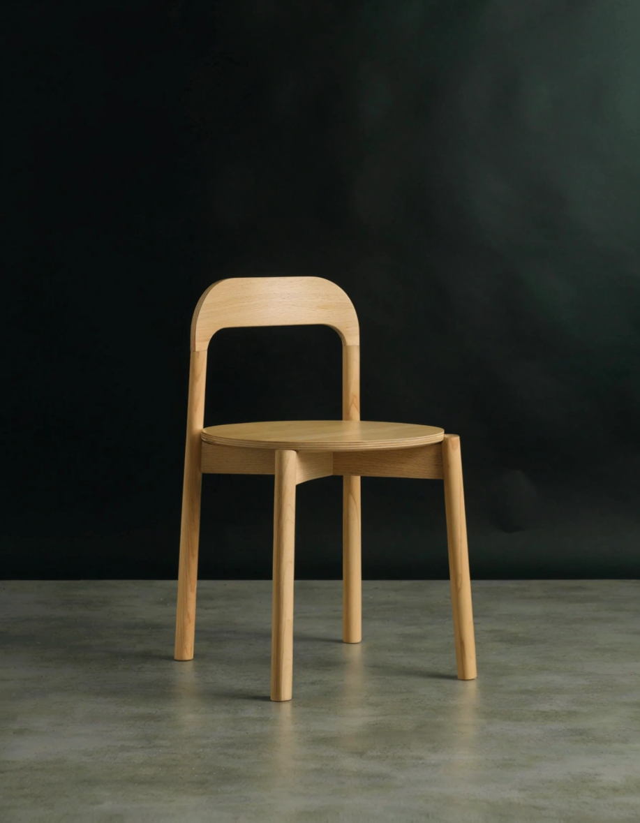 A wooden chair