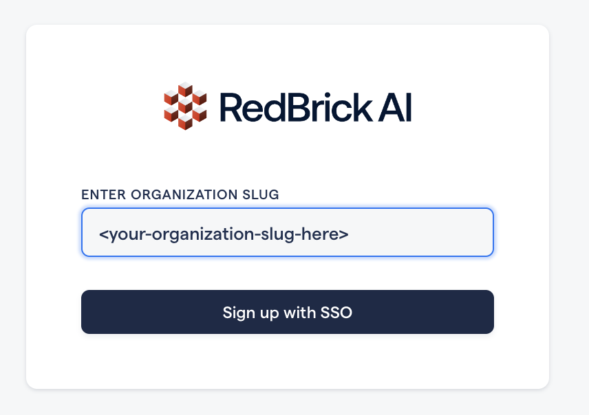 Organization URL slug