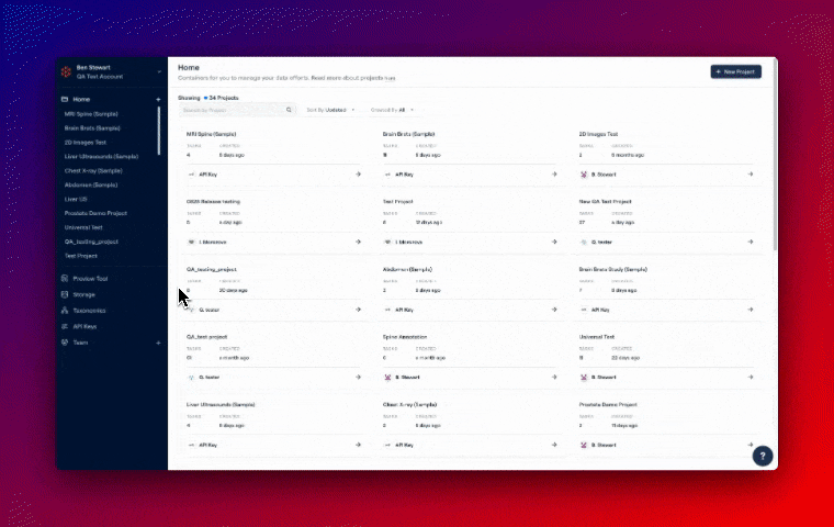 Uploading a spine MRI scan and annotations to Preview Tool