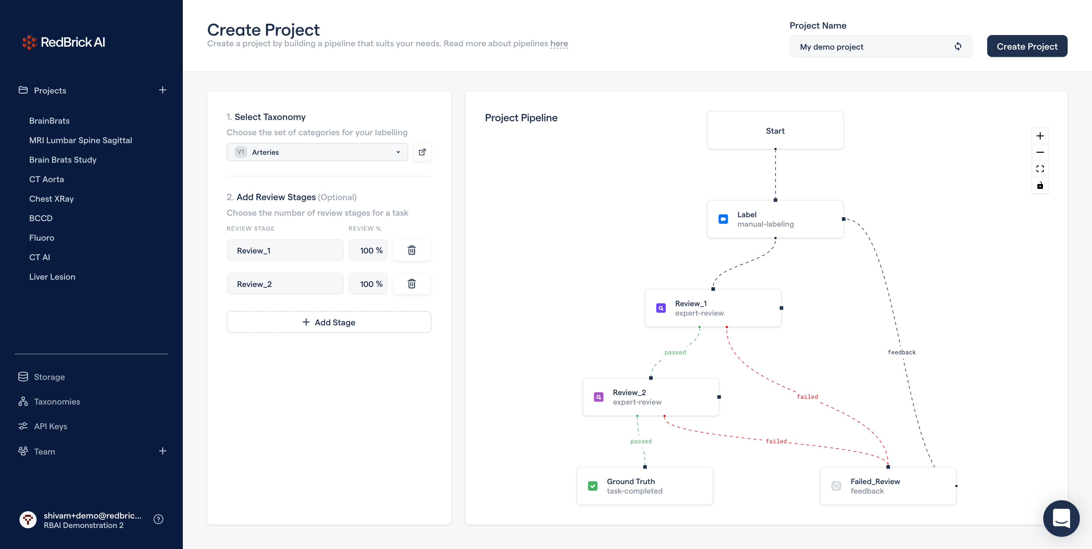 Create project