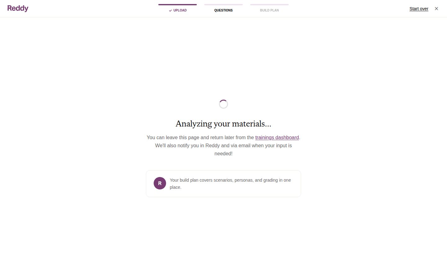 Analyzing your materials screen