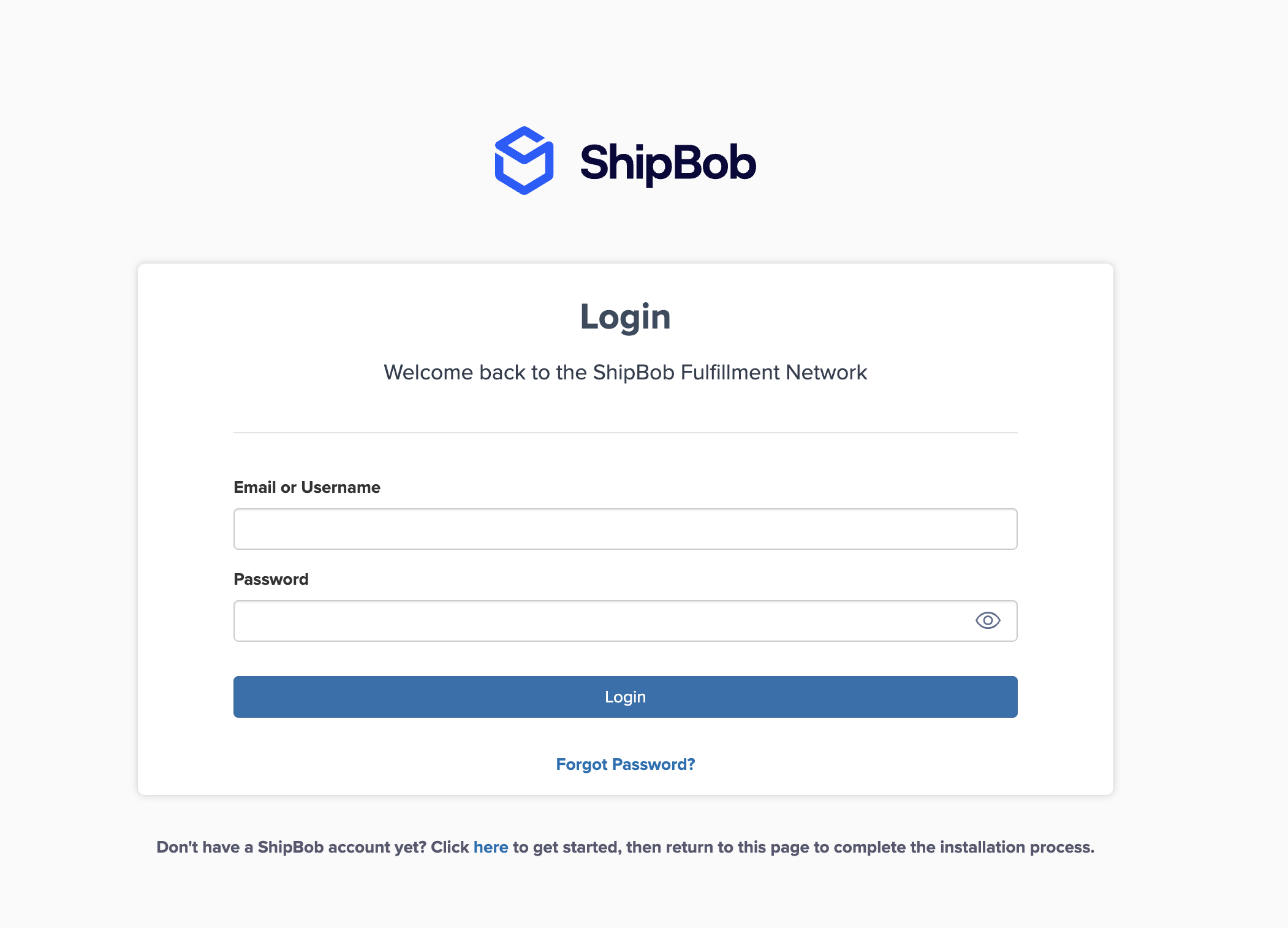 ShipBob Authentication