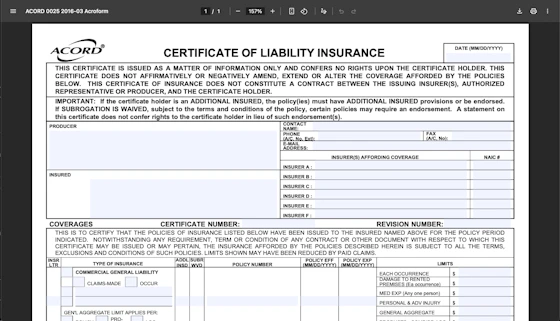 ACORD Insurance Forms - Reducto API