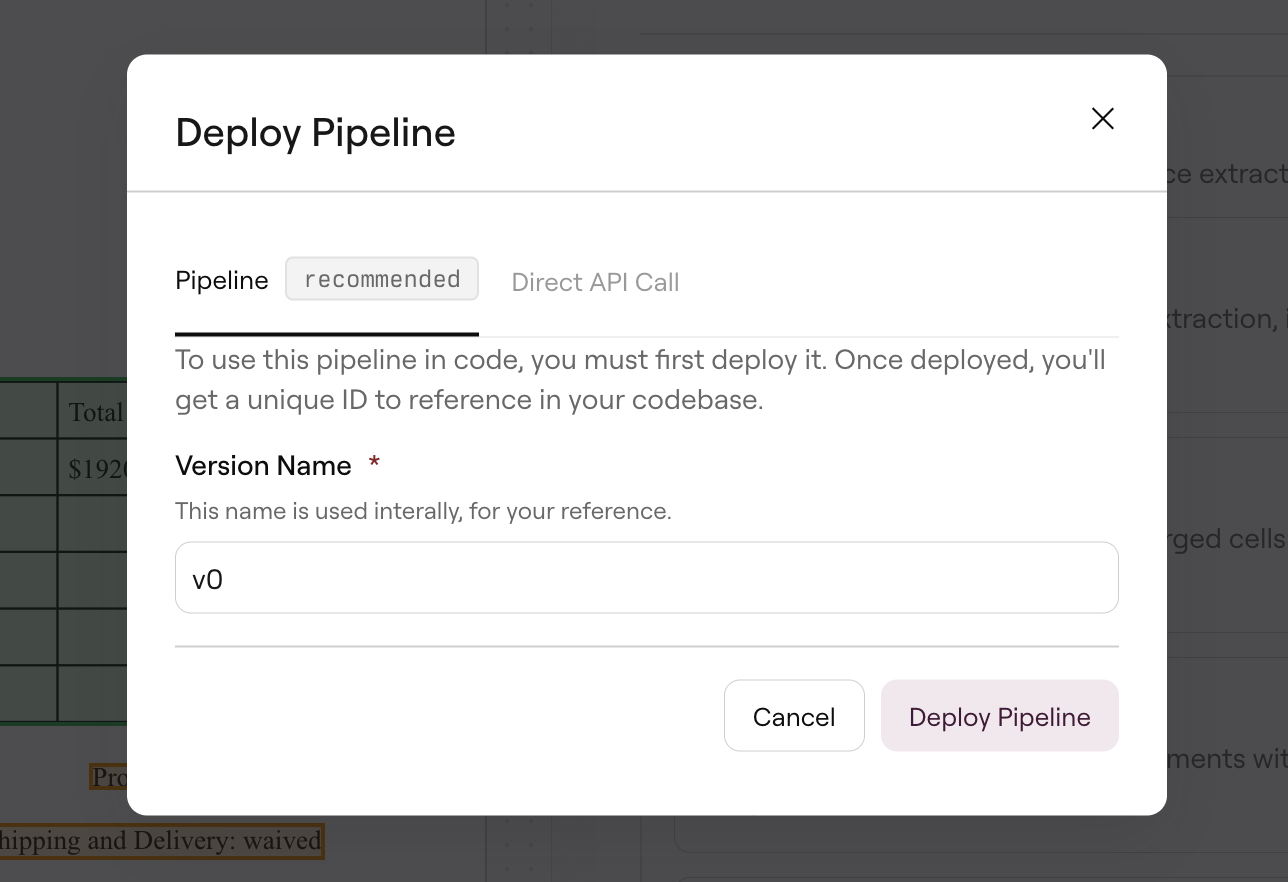 Pipeline Basics - Reducto