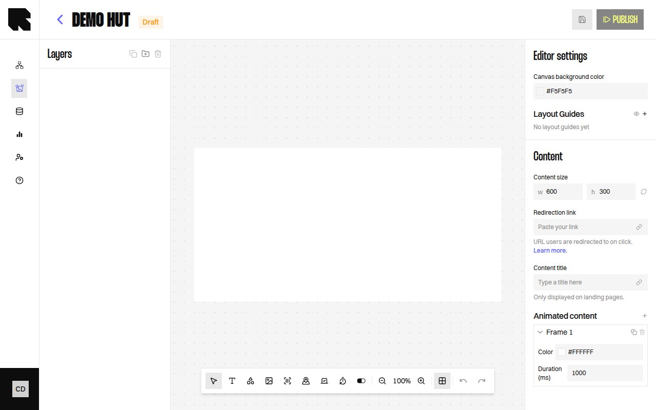 Barcode component on the canvas with configuration panel