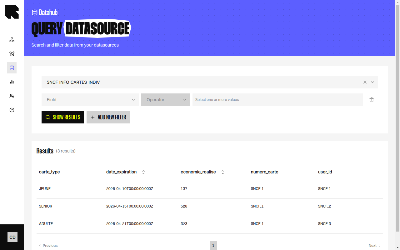 GCS source configuration form