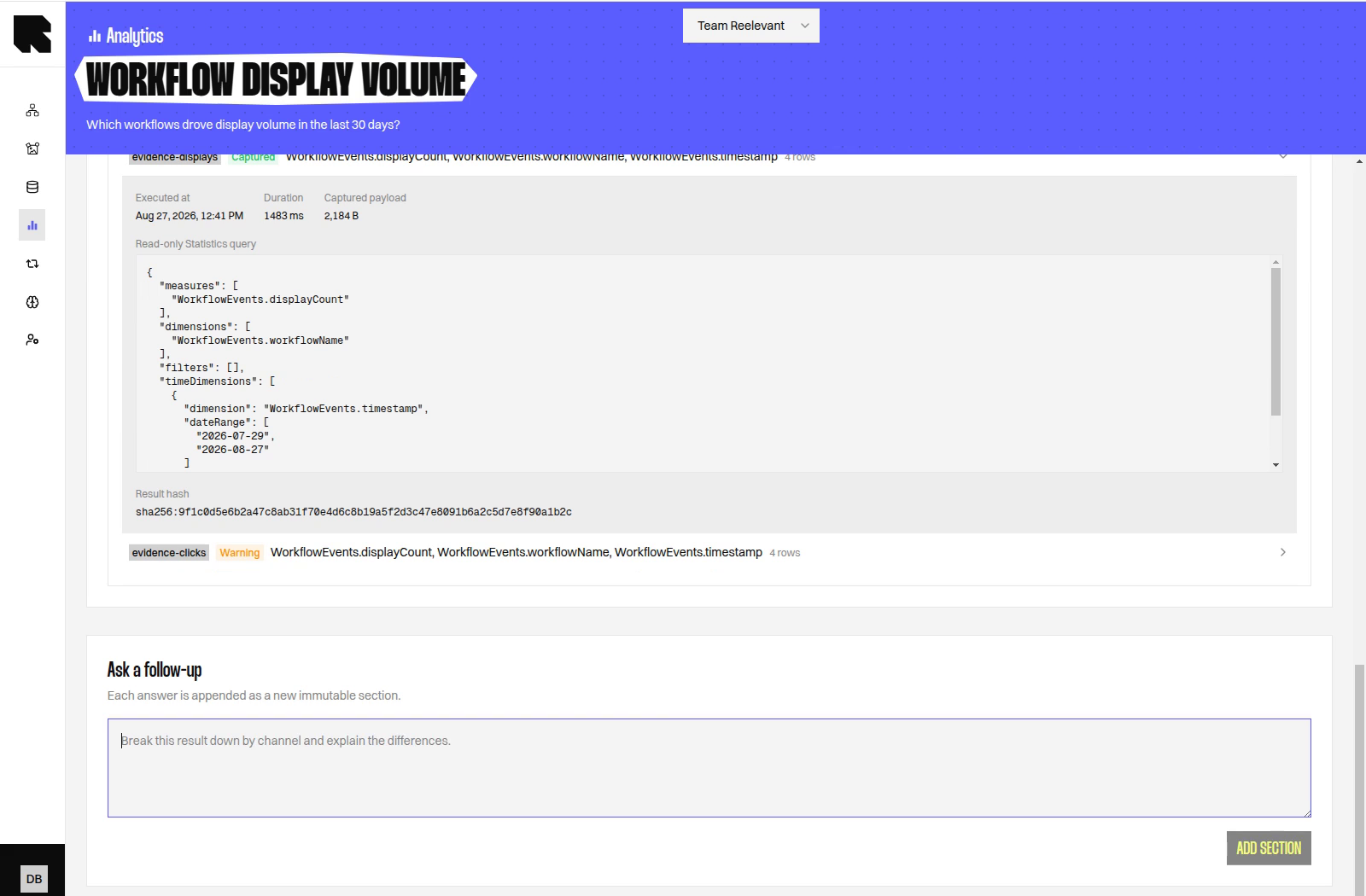 Review a report's methodology, limitations, sources, and captured evidence
