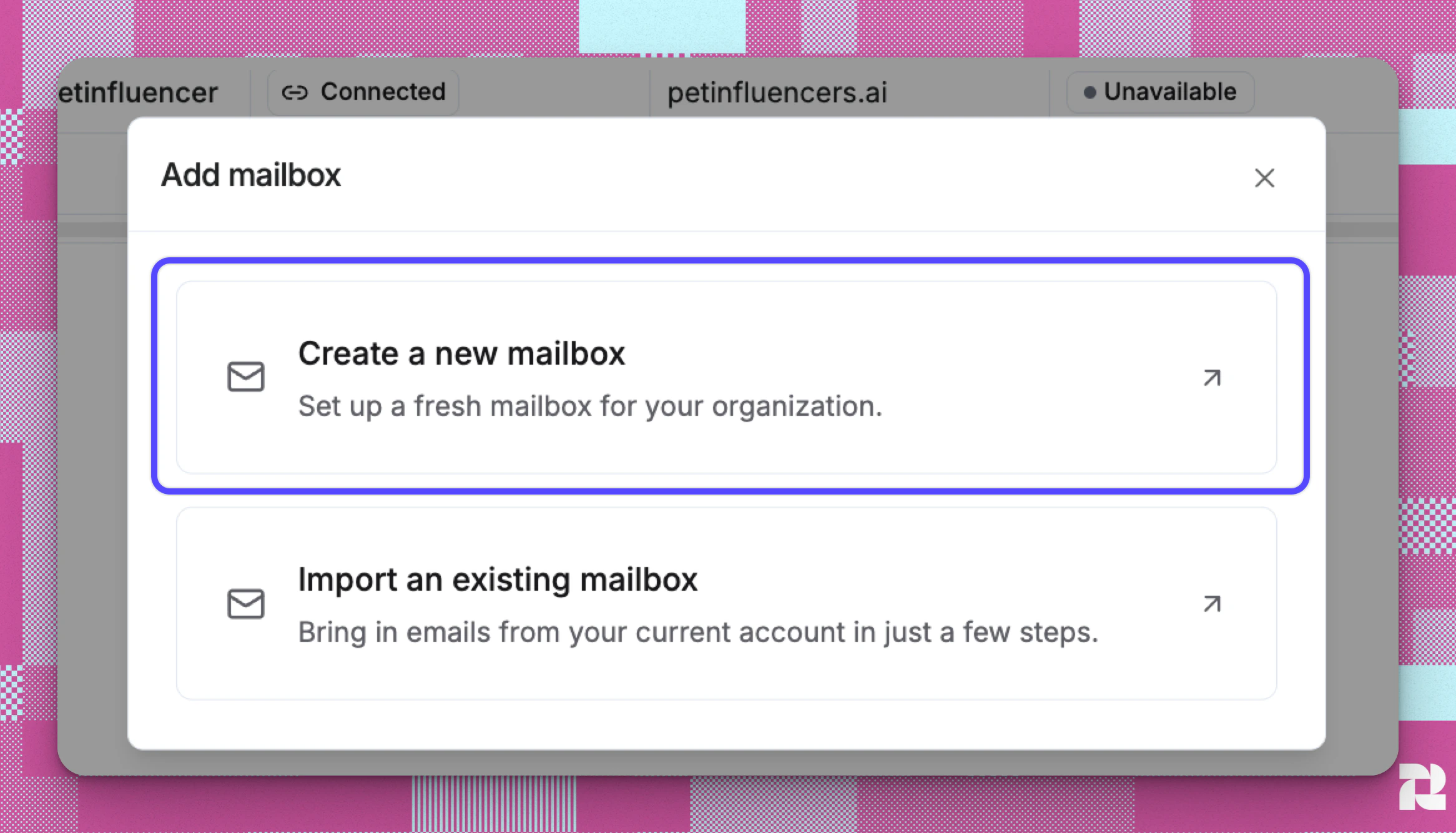 Mailbox Set Up Managed Pn