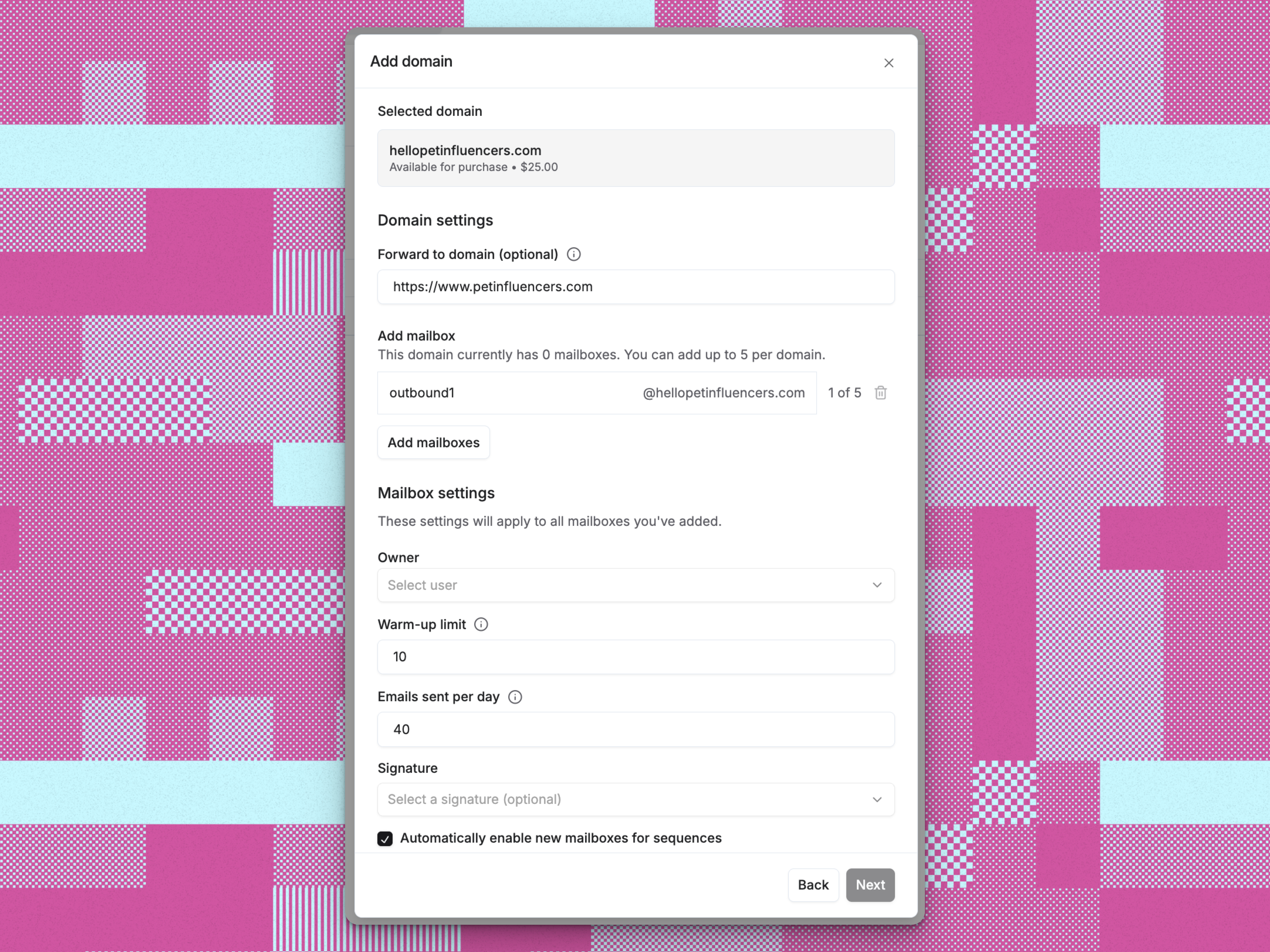 Purchasing Domains Domain Settings