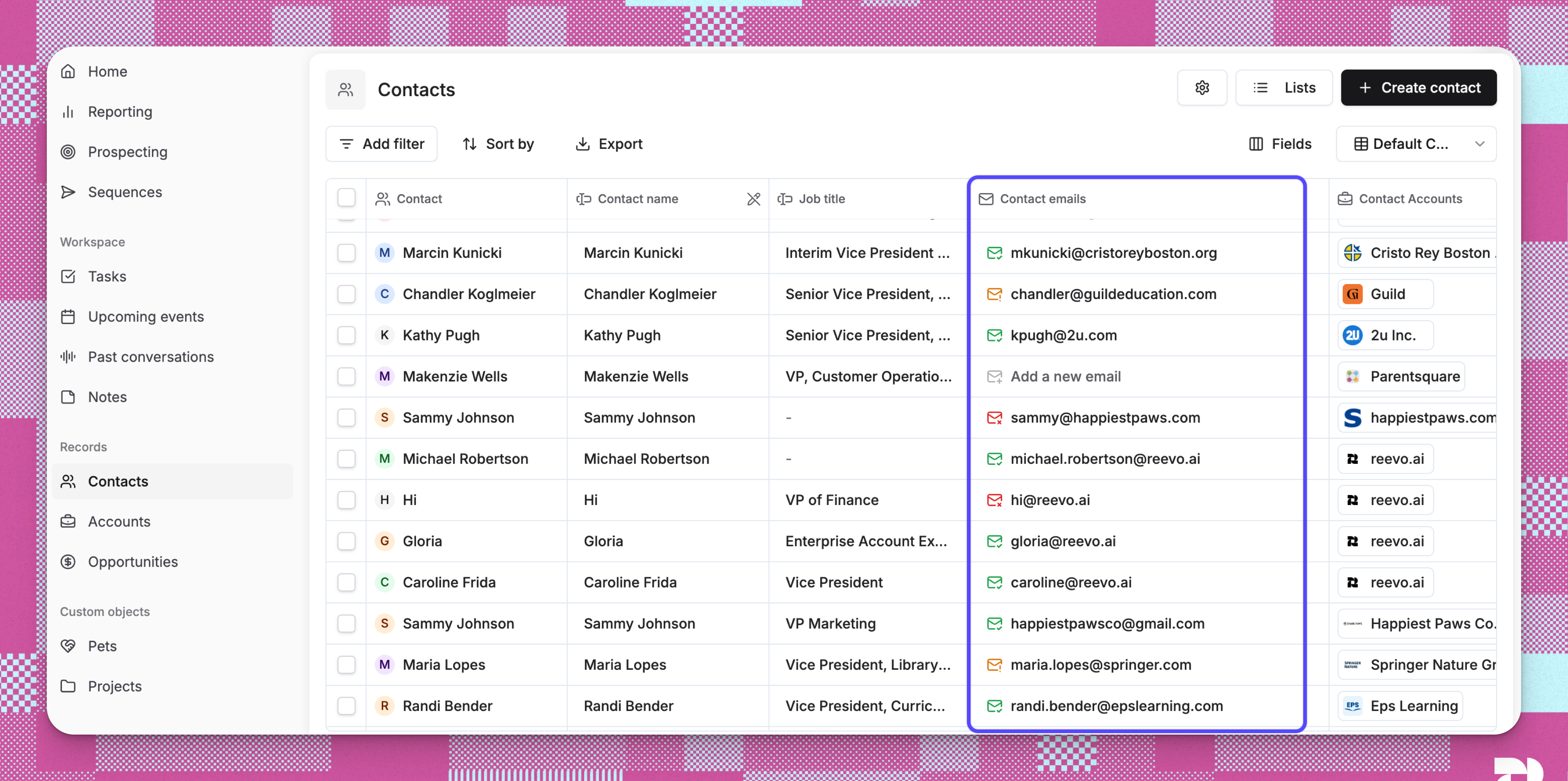 Email Verification Contactspage Pn