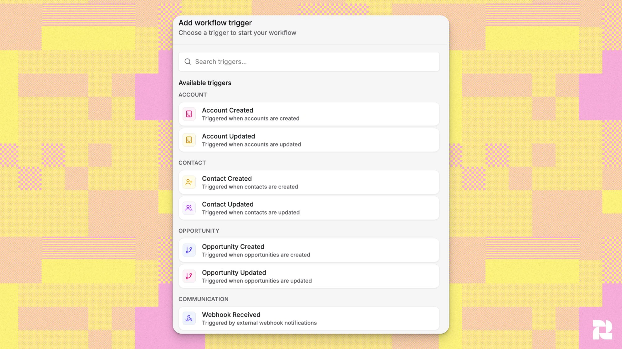 Workflow Builder Trigger