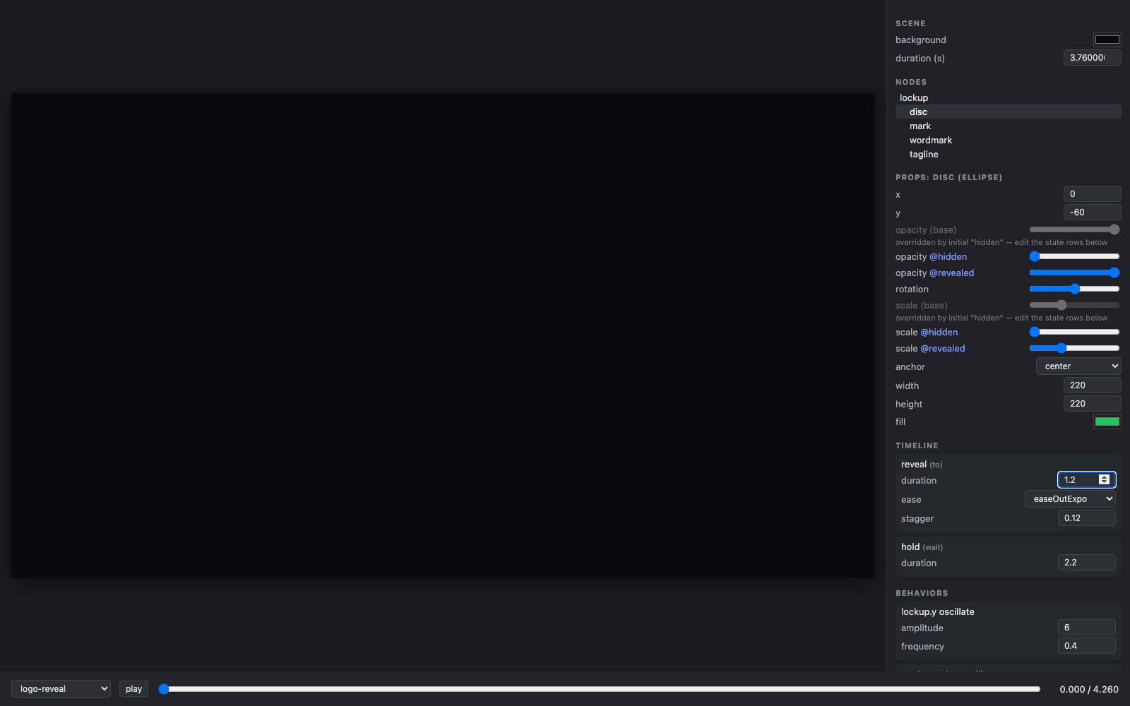 The preview editor: knobs write into a non-destructive overlay