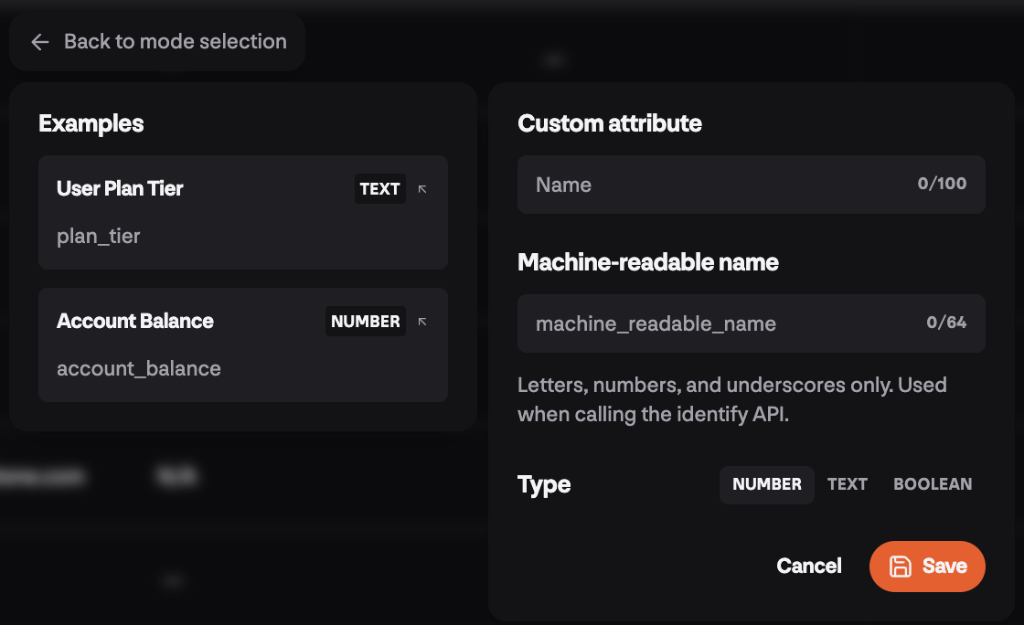 Click the plus button and select Programmatic API