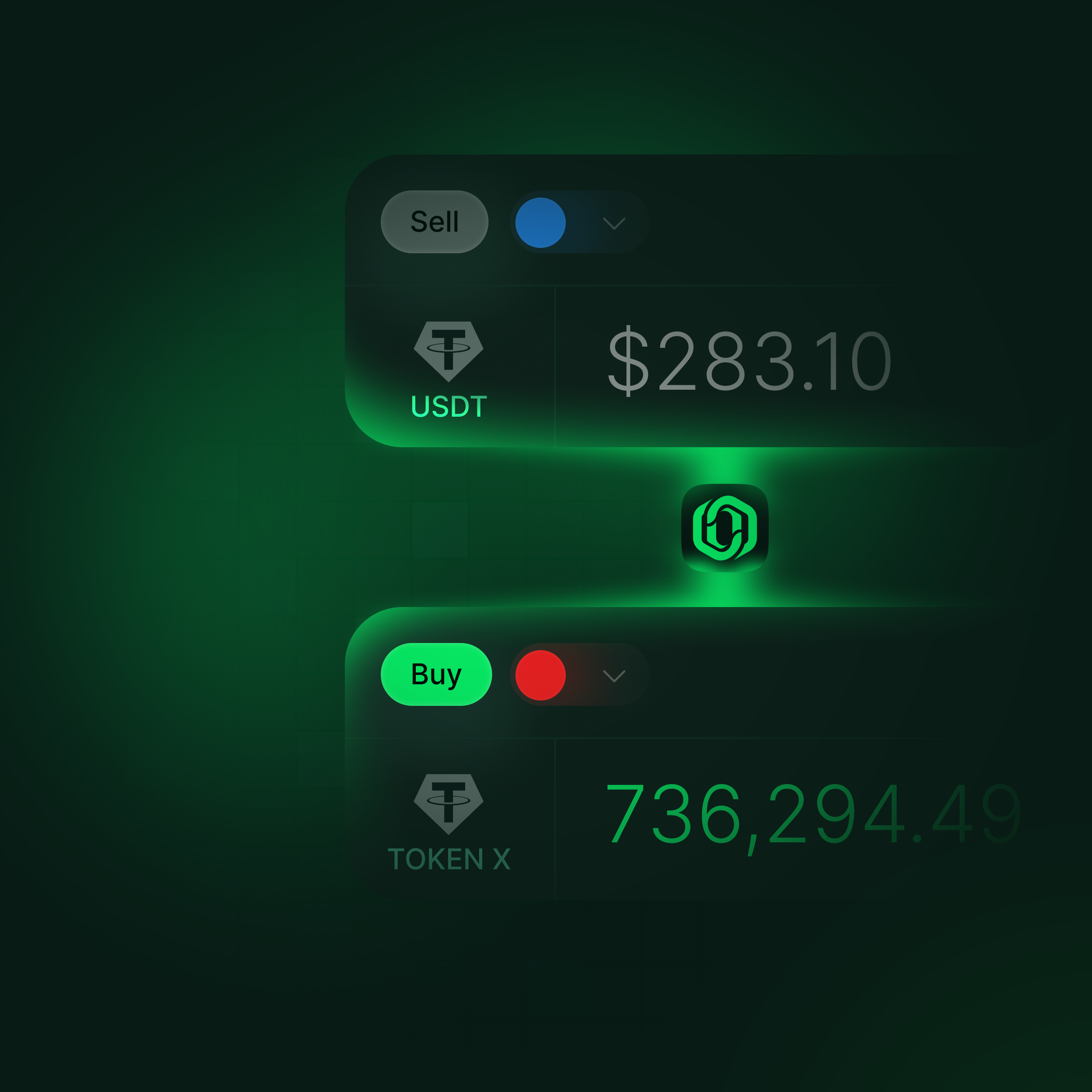 Cross-chain token flow