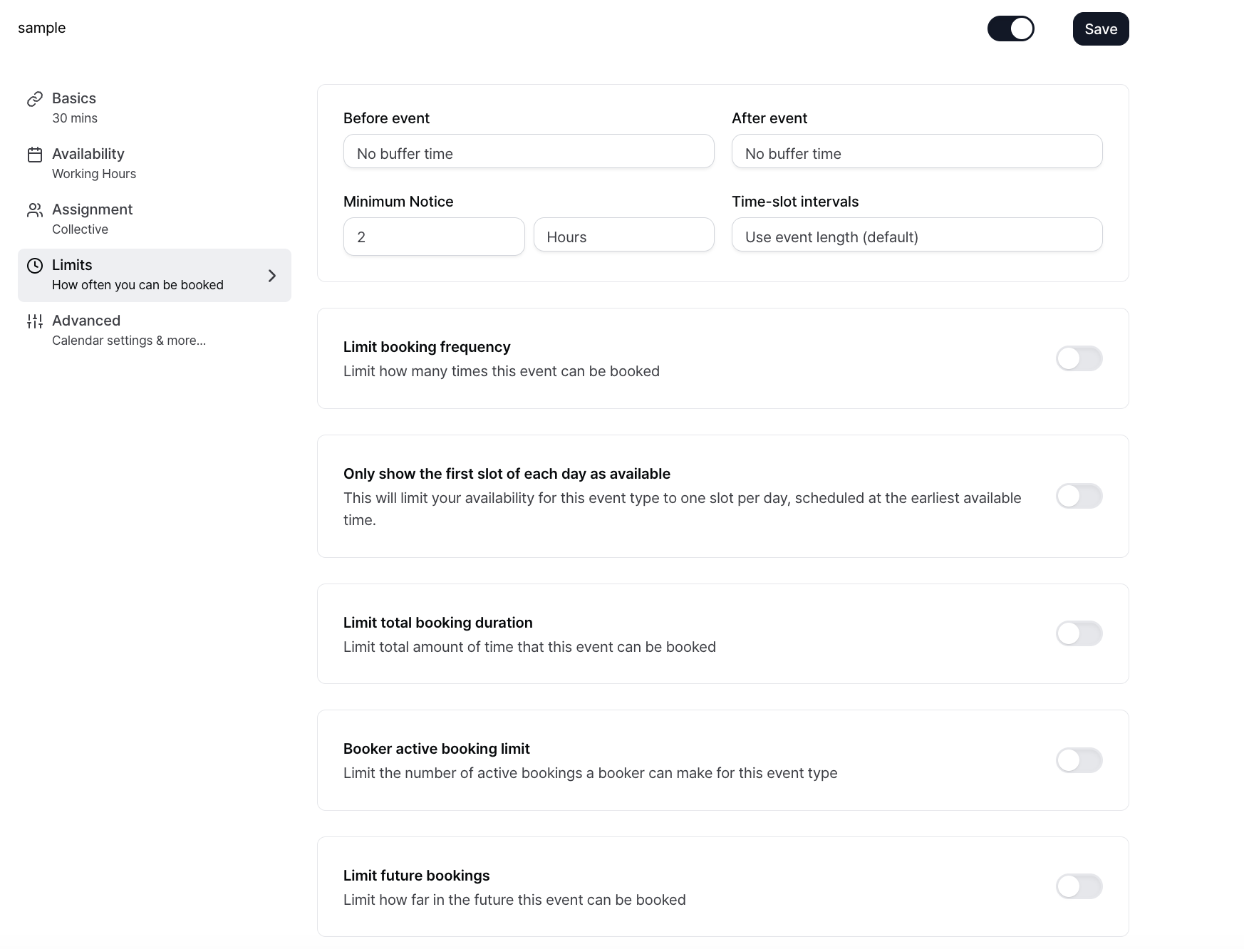 meetings-page-limits