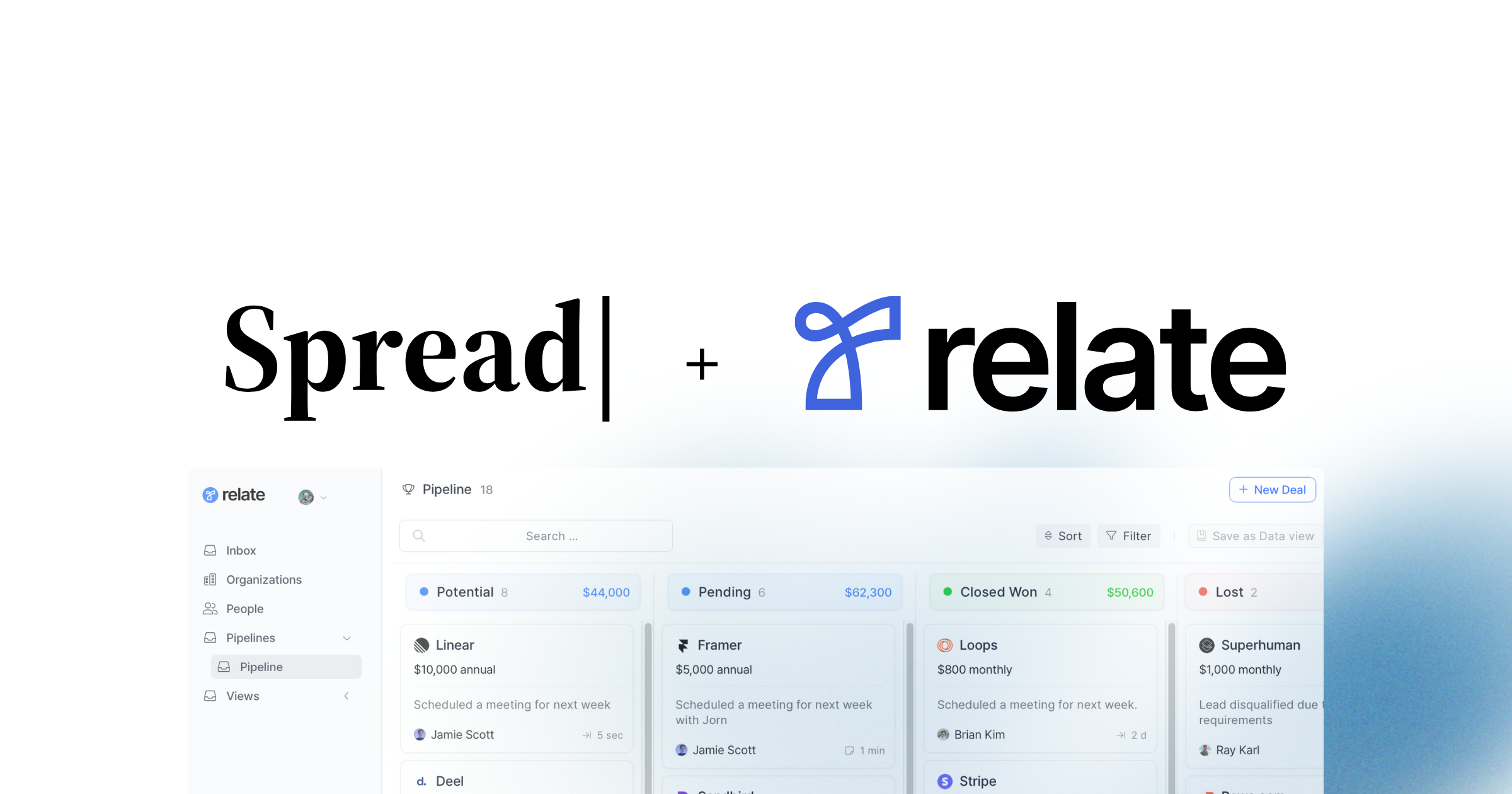 Spread with Relate CRM
