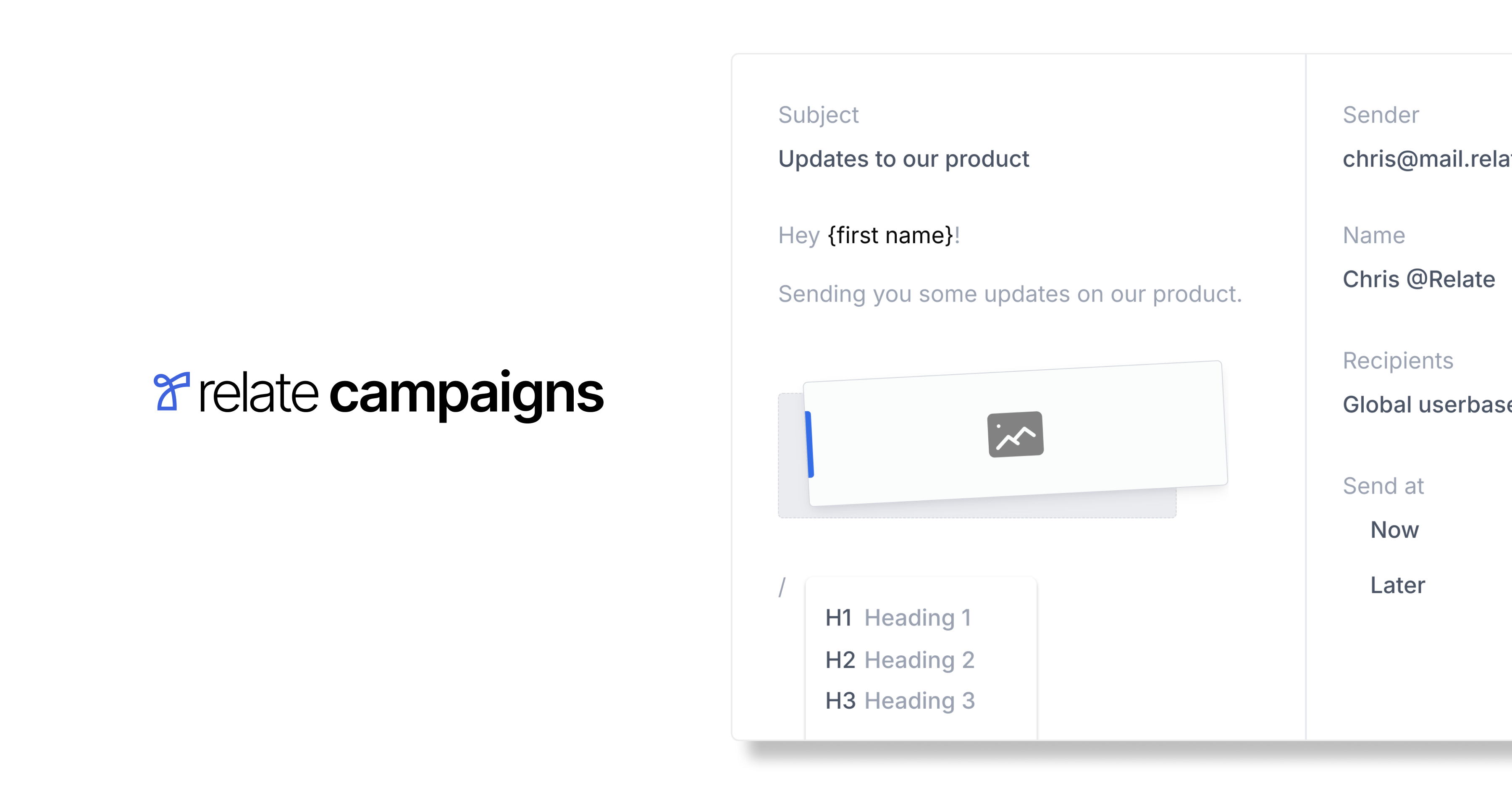 캠페인(Campaigns) | Relate Product Guide
