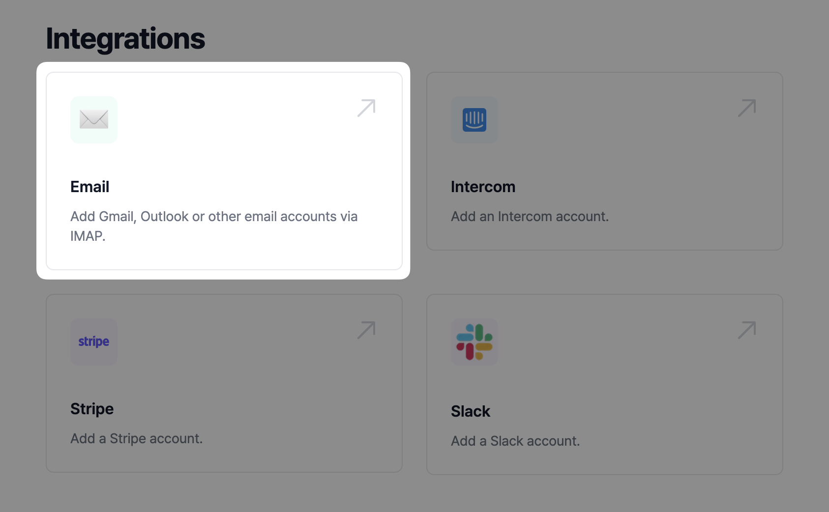 Connect email