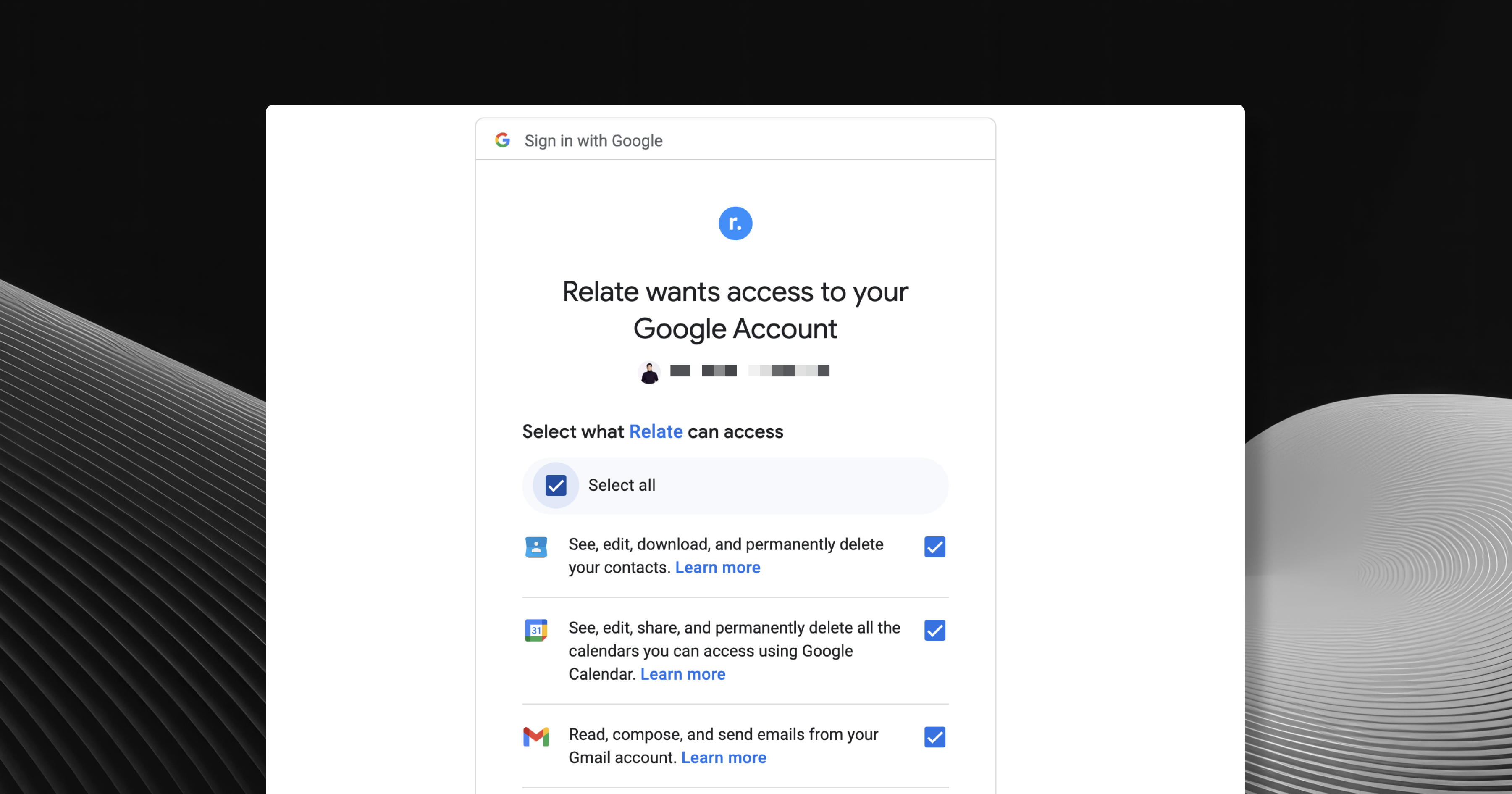 Google auth