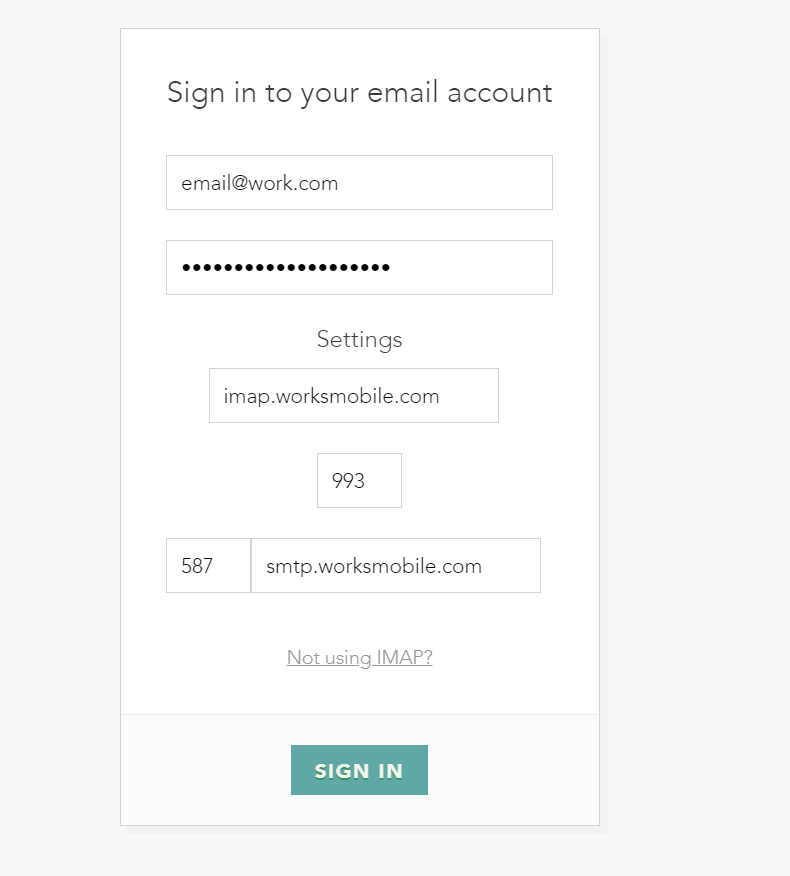 IMAP/SMTP