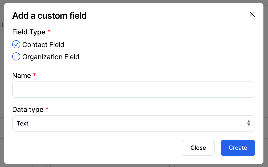 add custom field
