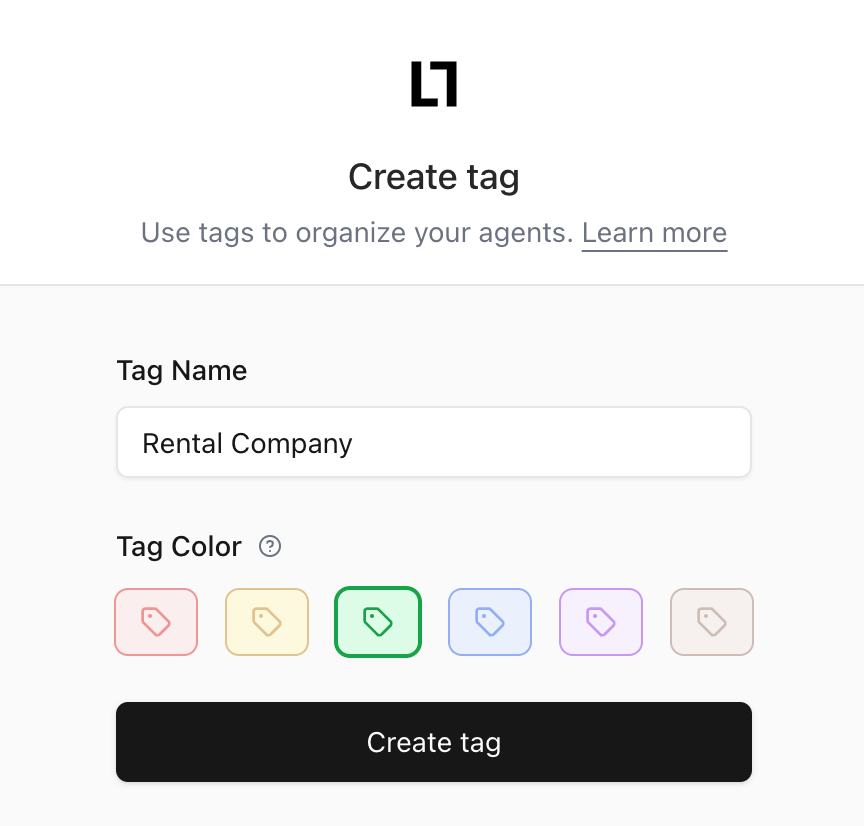 Create tag