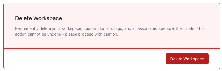 Release0.com - Workspace delete
