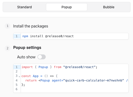 React Popup