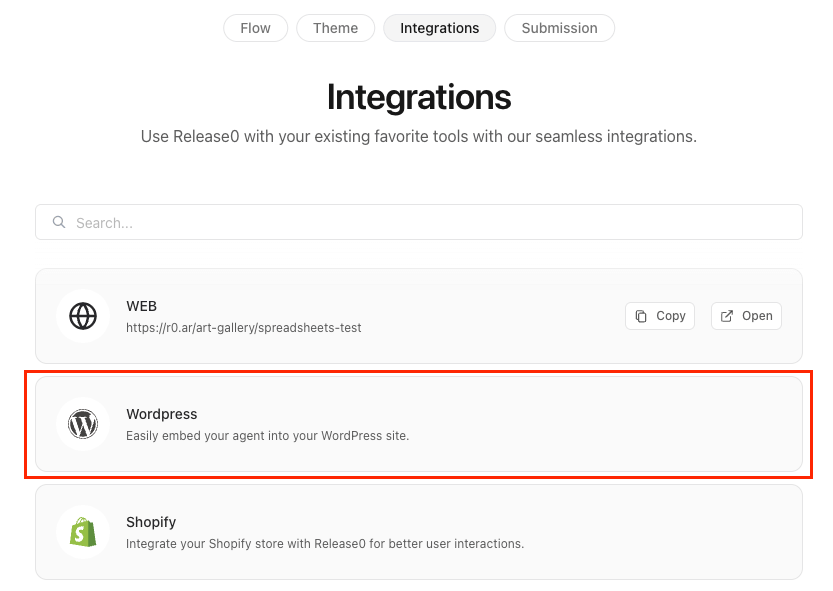 Release0.com - WordPress