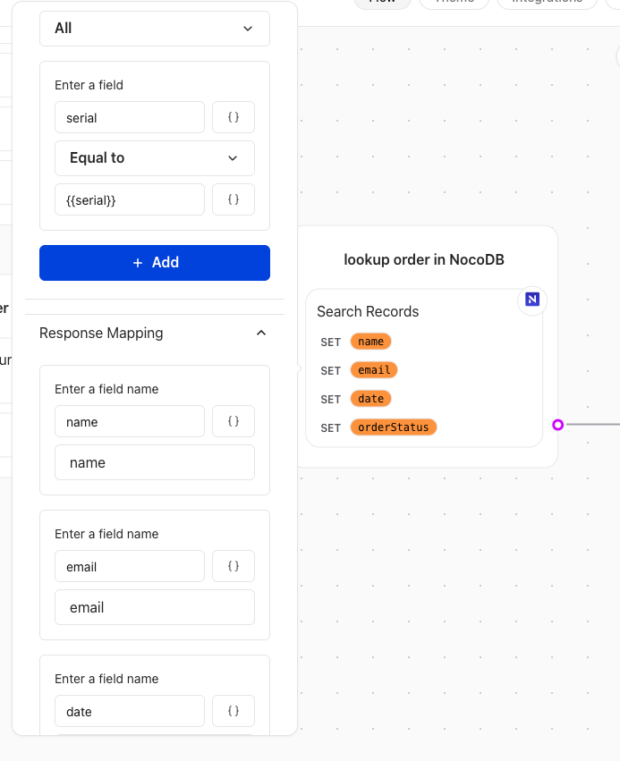 Release0.com - NocoDB Search Record
