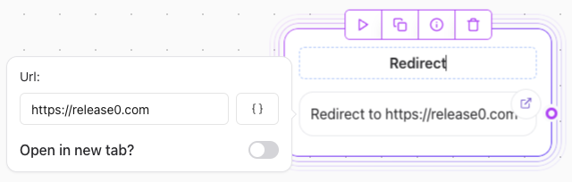 Release0.com - Redirect Dialog Blocks