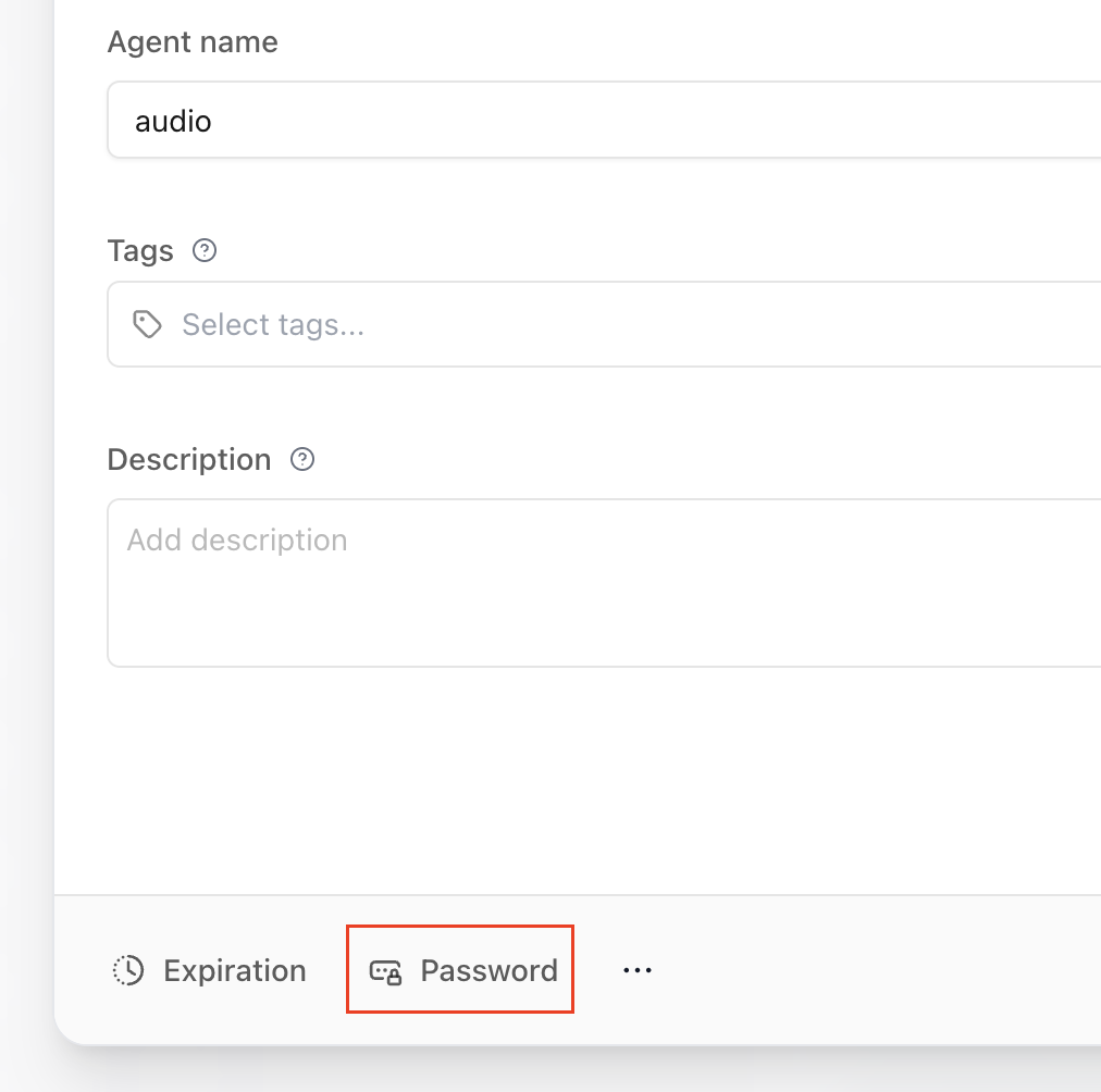 Release0.com - Agent Password Button