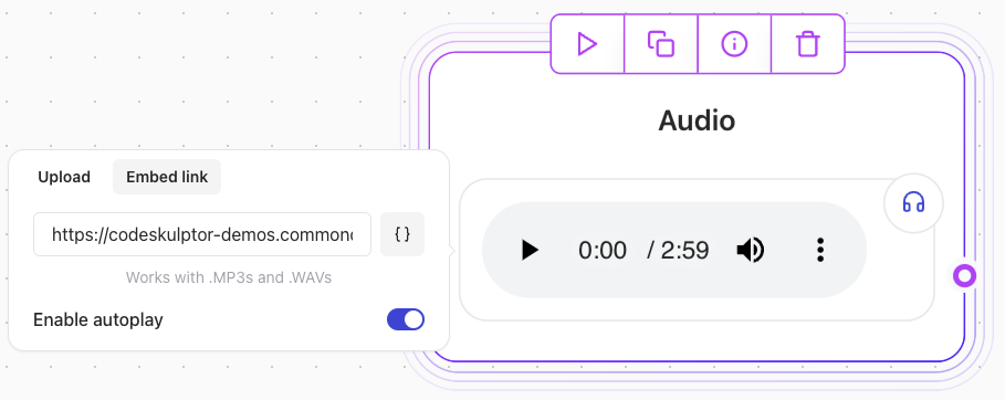 Release0.com - Agent audio block