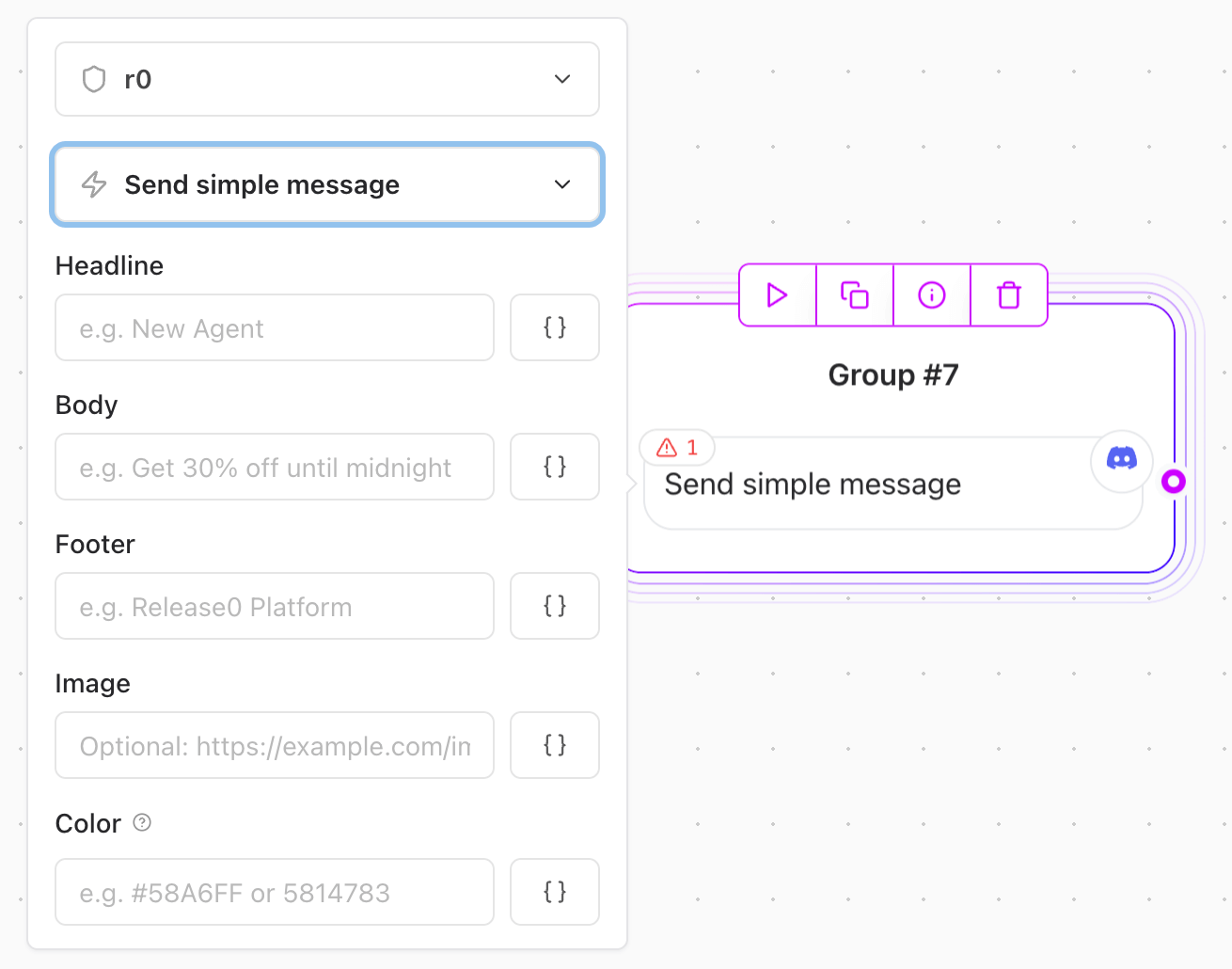 Release0.com - Discord Send Simple Message