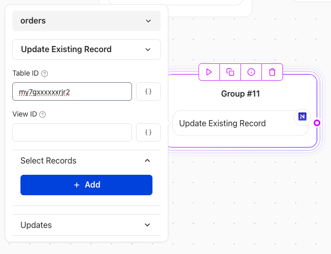 Release0.com - NocoDB Create Record