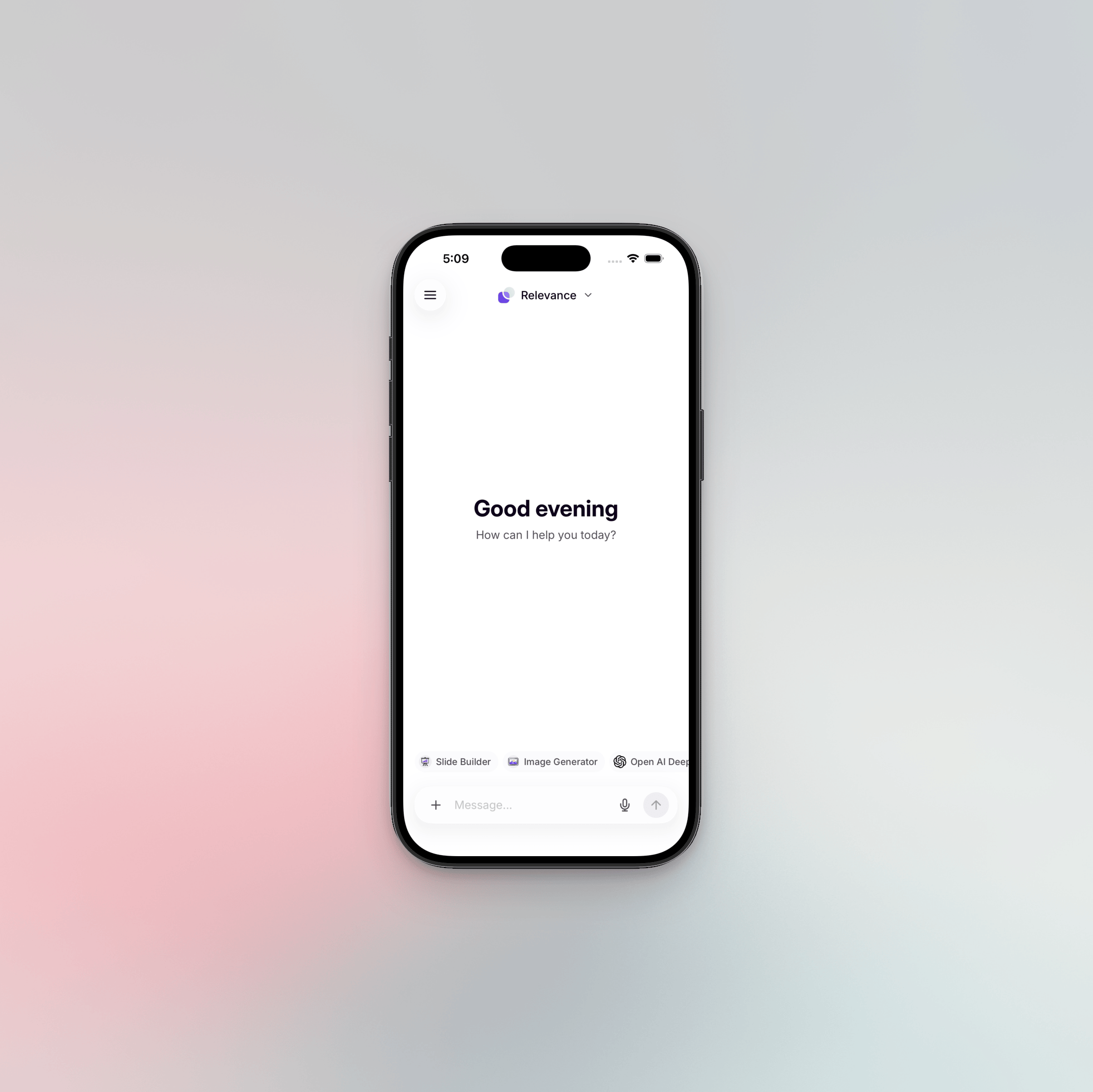 Relevance Chat on iOS