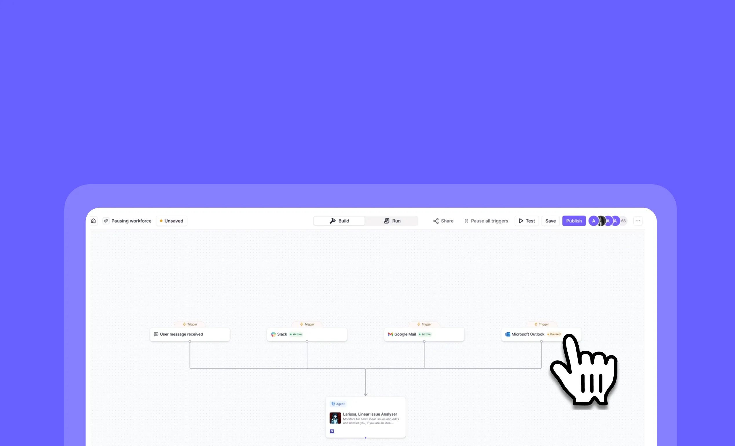 Pause, cancel, and resume Workforce triggers in real time