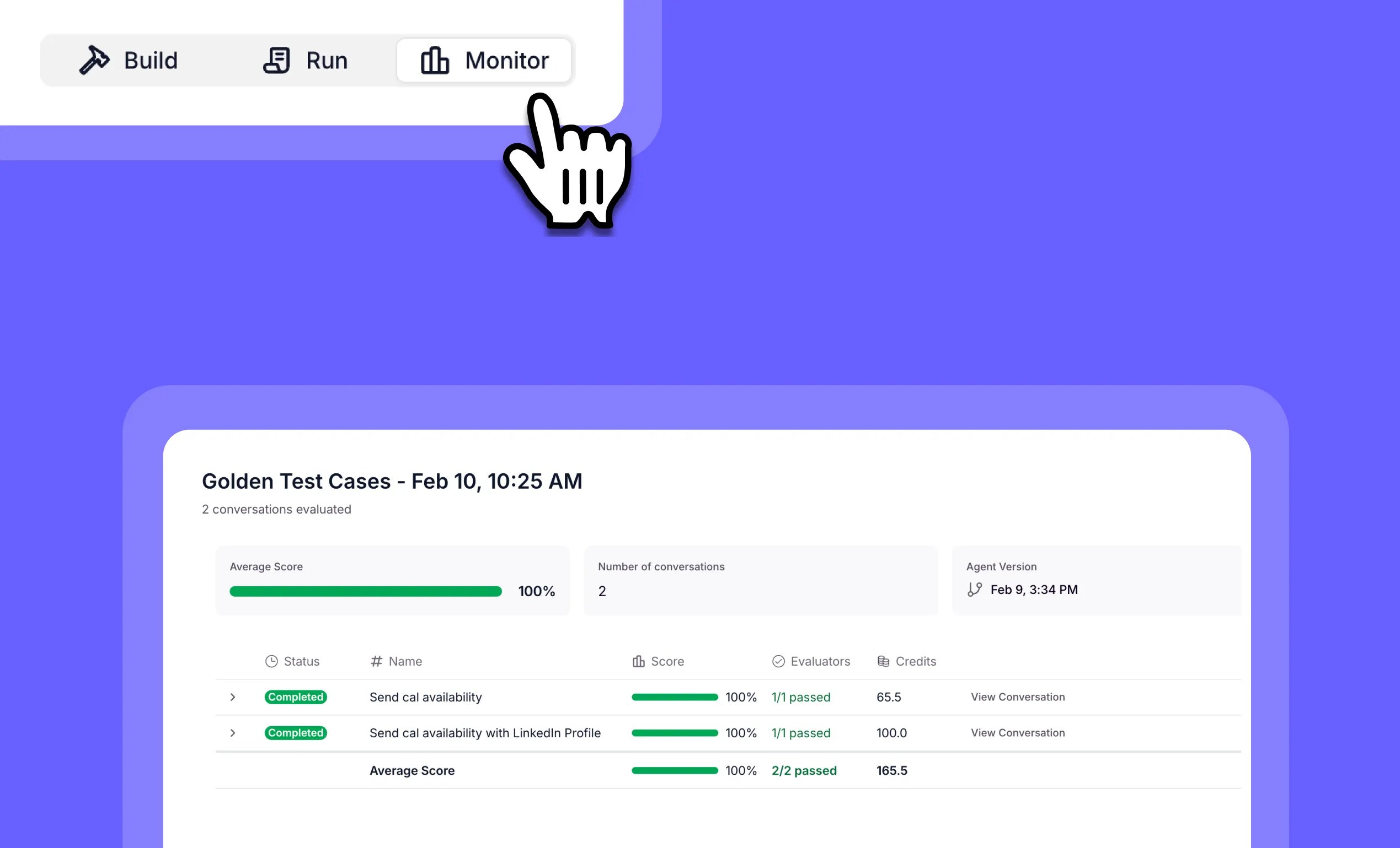 Test and validate AI agents with Evals