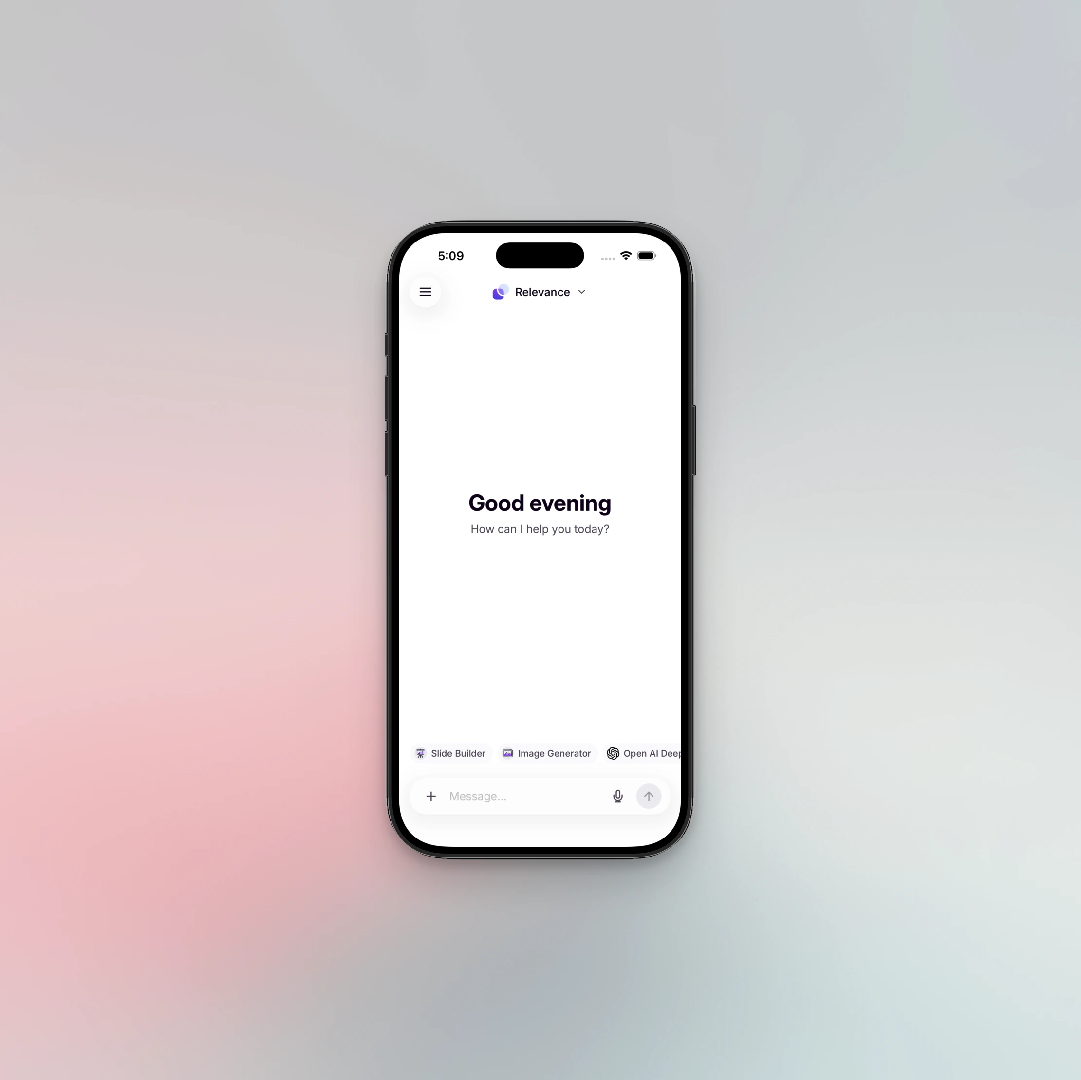 Relevance Chat on iOS